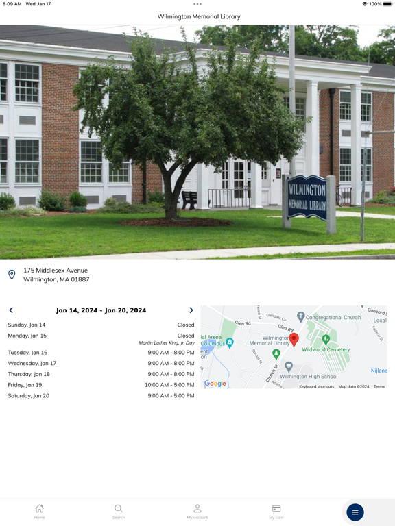 WilmLibrary iPad Screenshots