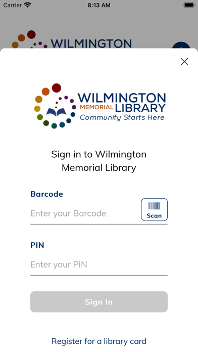WilmLibrary Screenshots