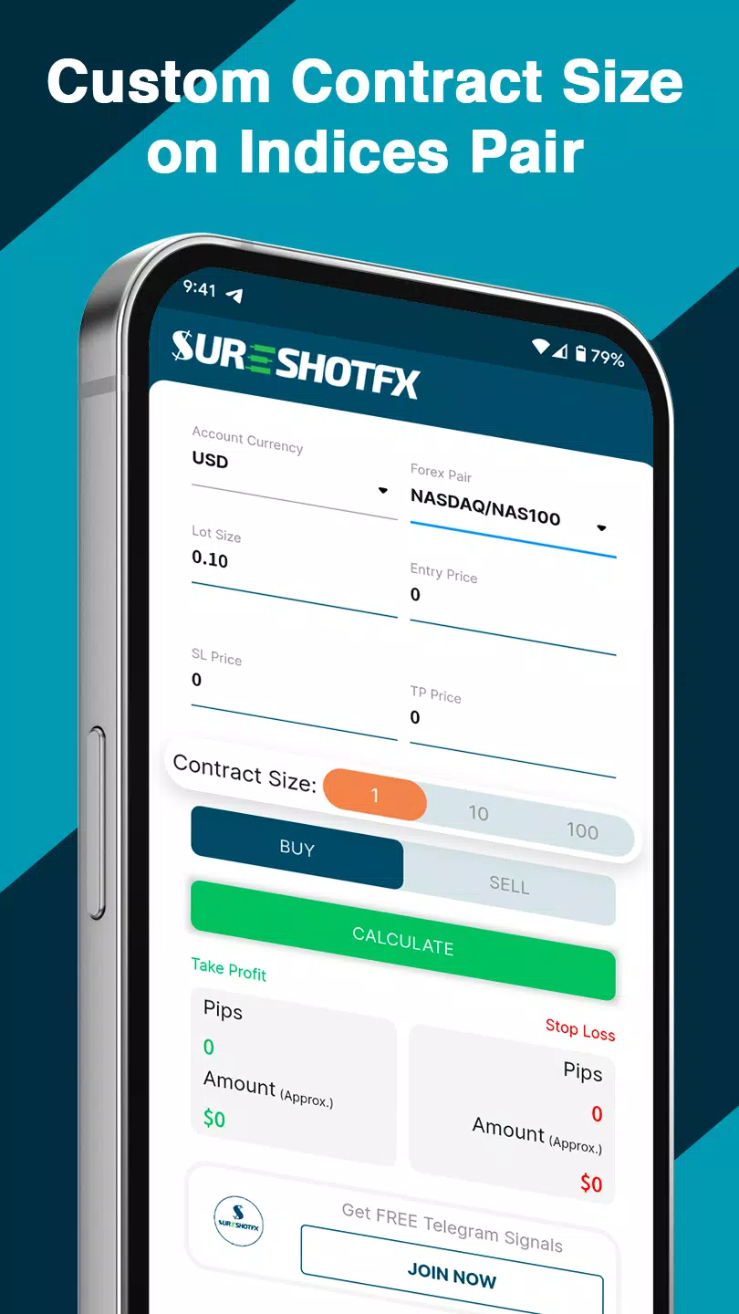 Скриншоты SureShotFX - Pip Calculator
