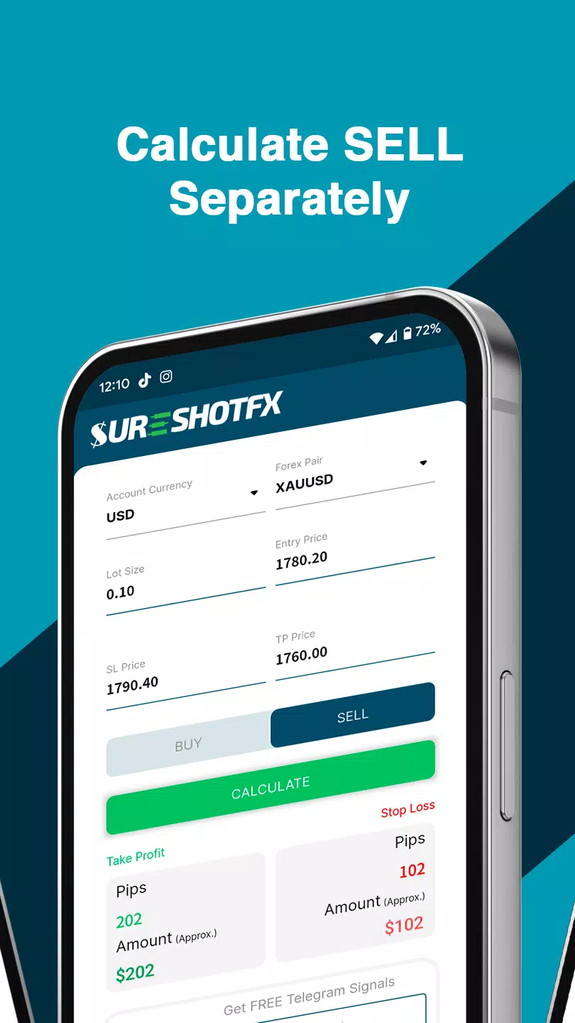 Скриншоты SureShotFX - Pip Calculator