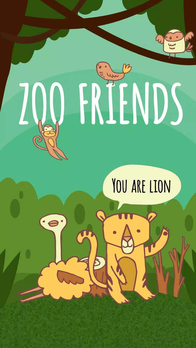 Zoo Friends - Fun Animal Puns with Speech Bubbles Screenshots