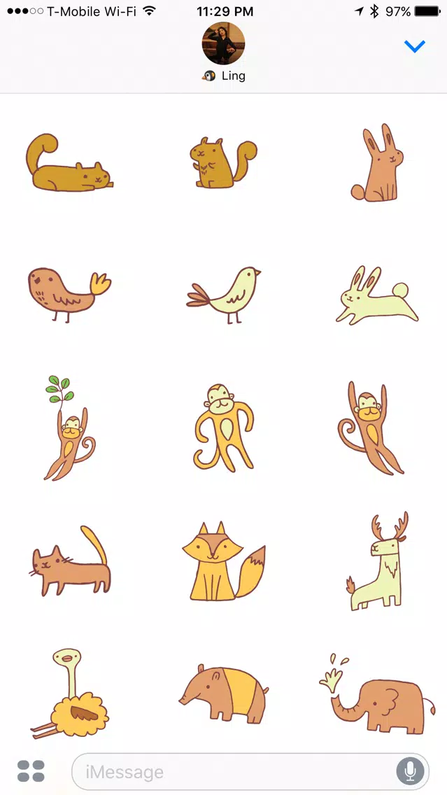 Zoo Friends - Fun Animal Puns with Speech Bubbles Screenshots