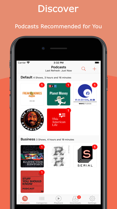 Podcast Player RSSRadio Screenshots