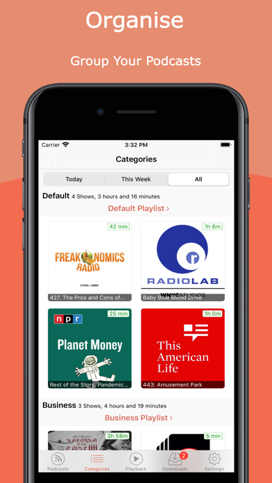 Podcast Player RSSRadio Screenshots