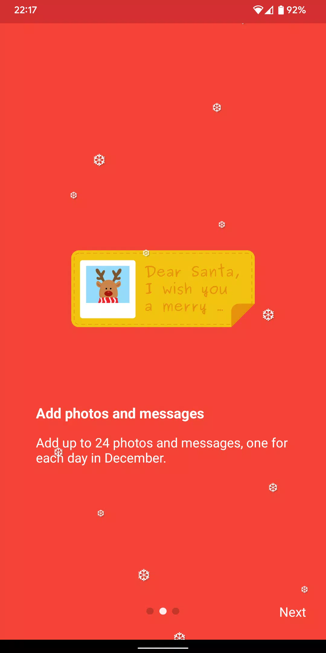 MyAdvent Screenshots