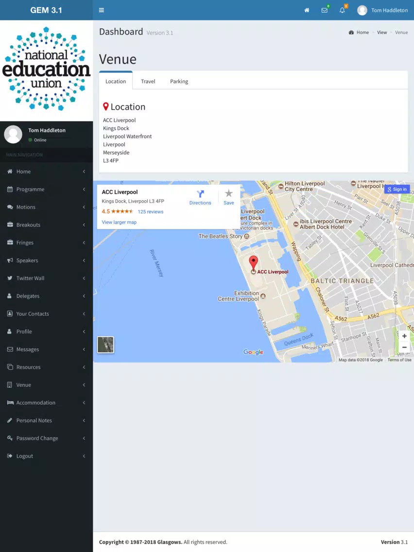NEU (ATL) Event App iPad سکرین شاٹس