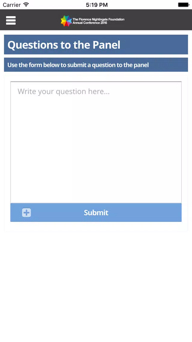 Florence Nightingale Foundation 2016 Screenshots
