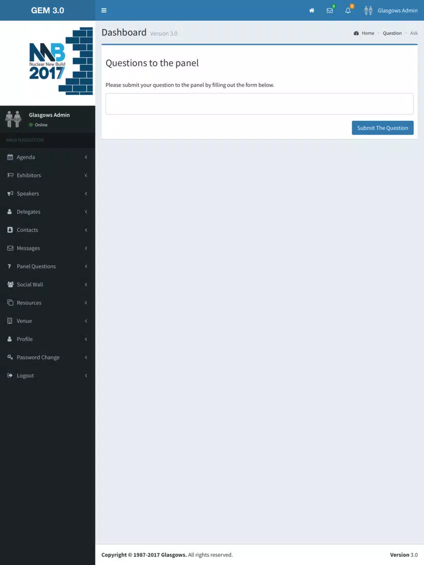 Nuclear New Build 2017 Event App iPad Screenshots