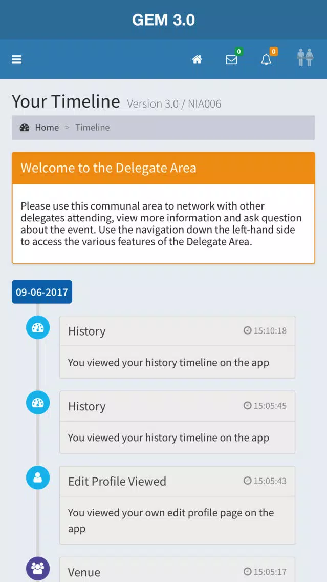 Nuclear New Build 2017 Event App Screenshots