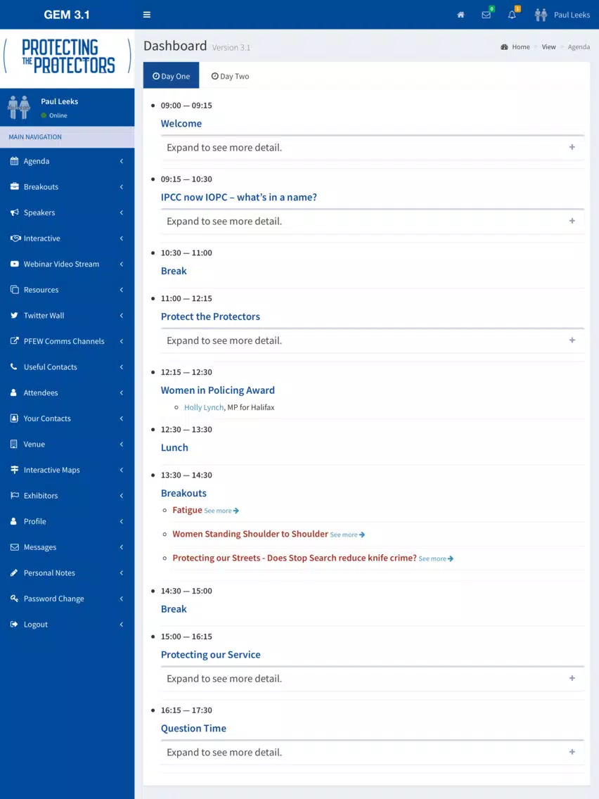Polfed Conference 2018 App iPad Screenshots