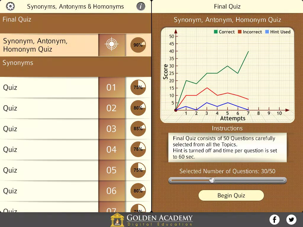 Grammar Expert: Synonyms, Antonyms and Homonyms FREE iPad Screenshots