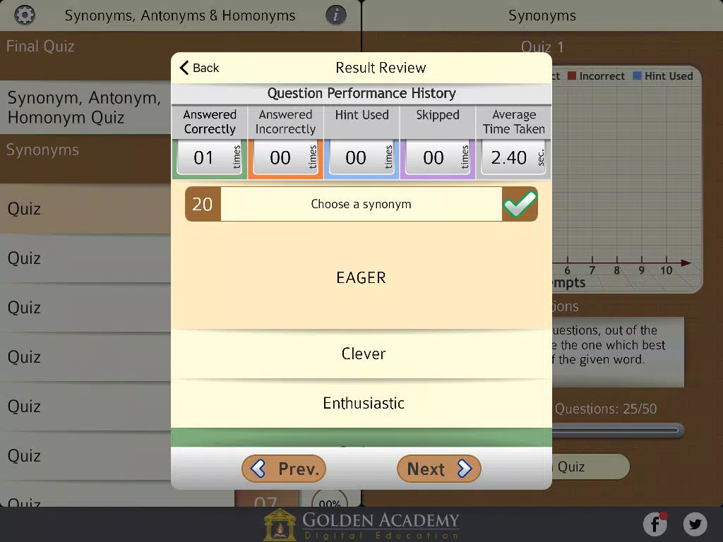 Grammar Expert: Synonyms, Antonyms and Homonyms FREE iPad Screenshots