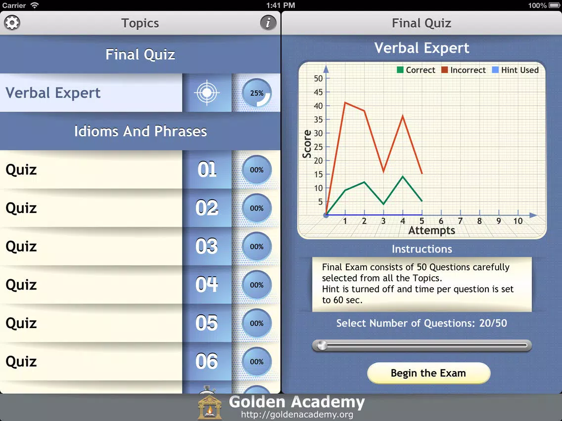 Verbal Expert : Written English Part 2 FREE iPad Screenshots