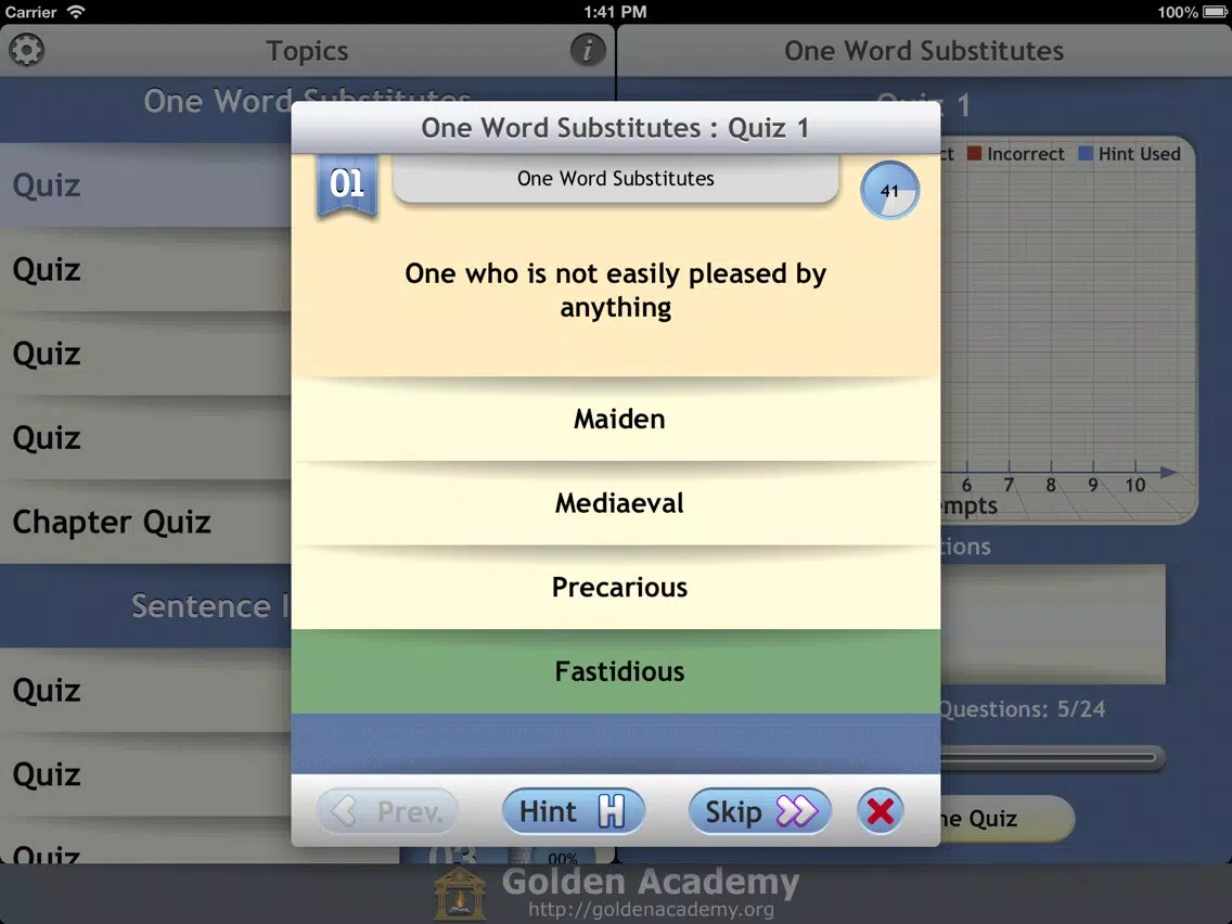 Verbal Expert : Written English Part 2 FREE iPad Screenshots