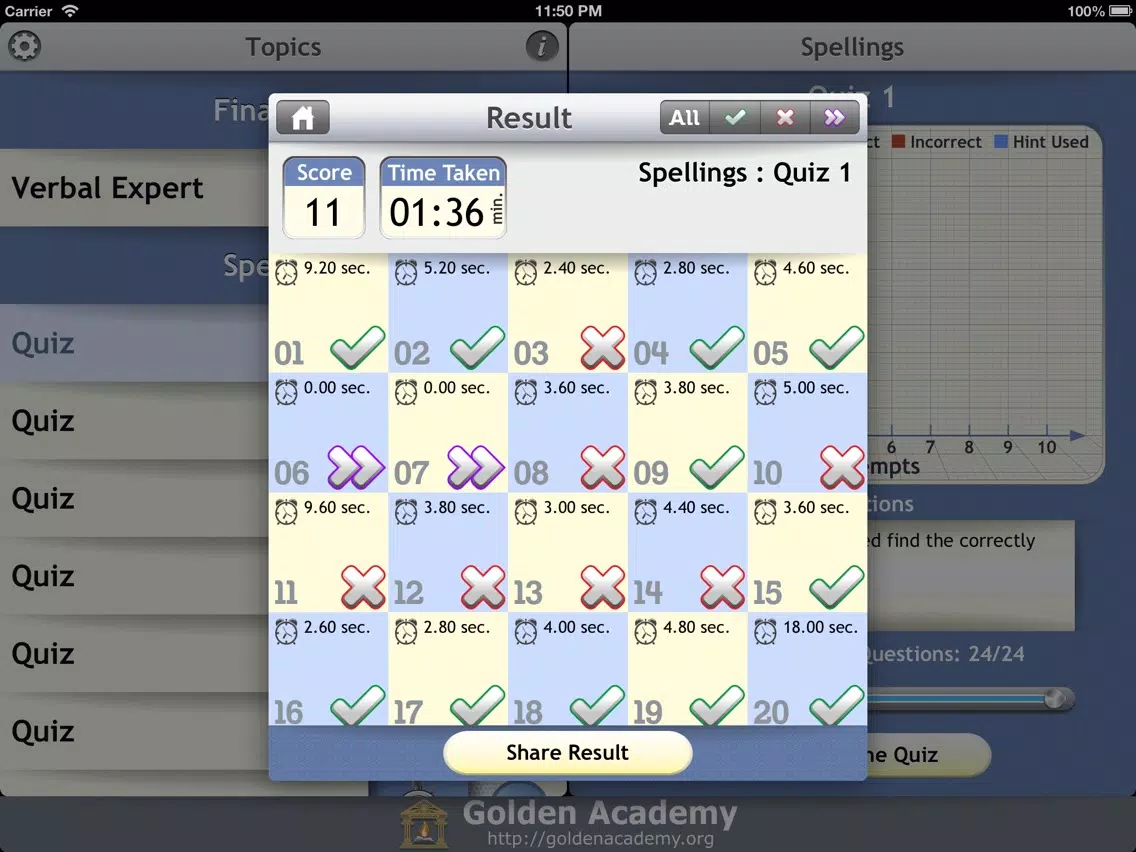 Verbal Expert : Written English Part 2 FREE iPad Screenshots