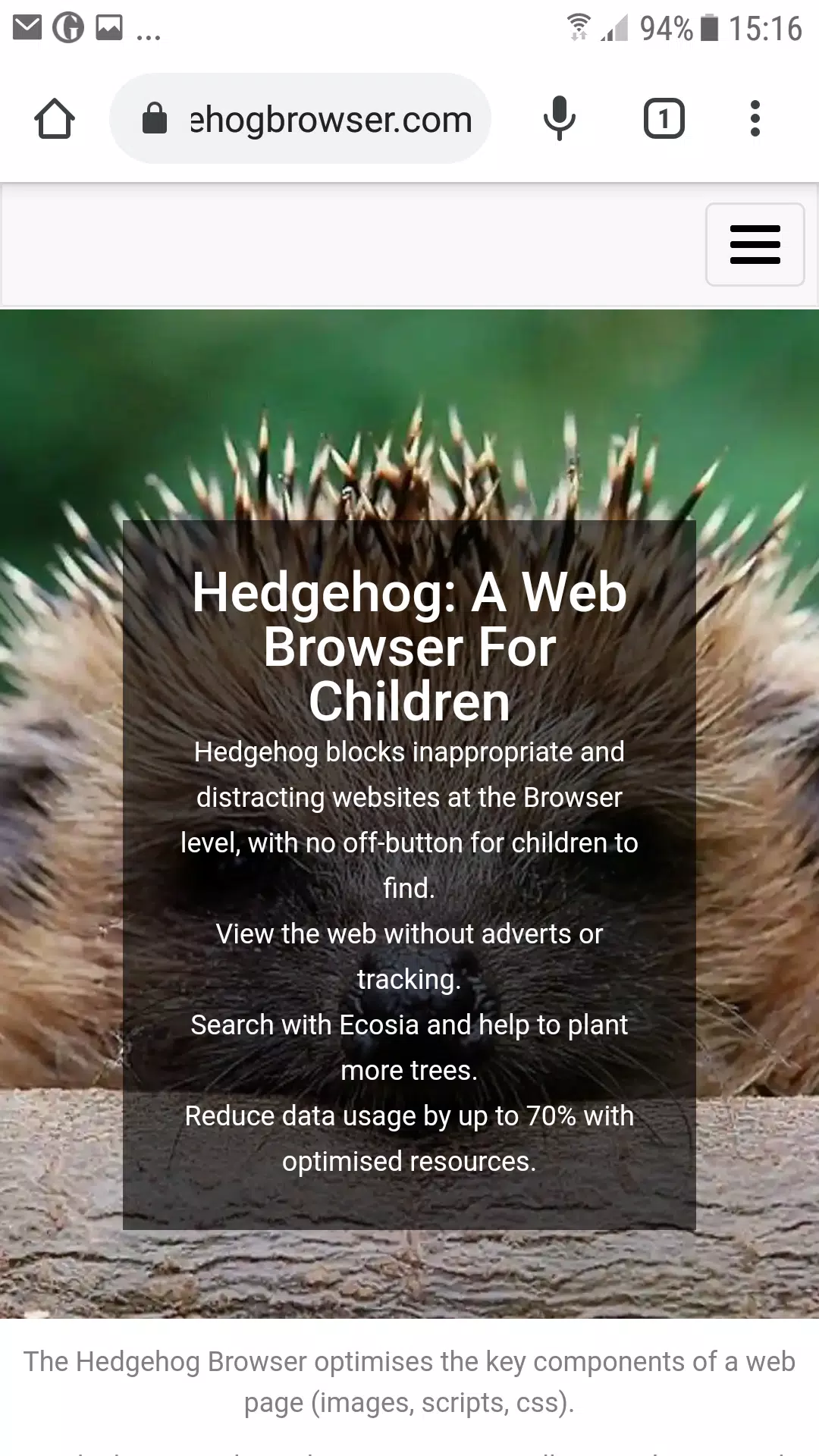 Hedgehog Screenshots