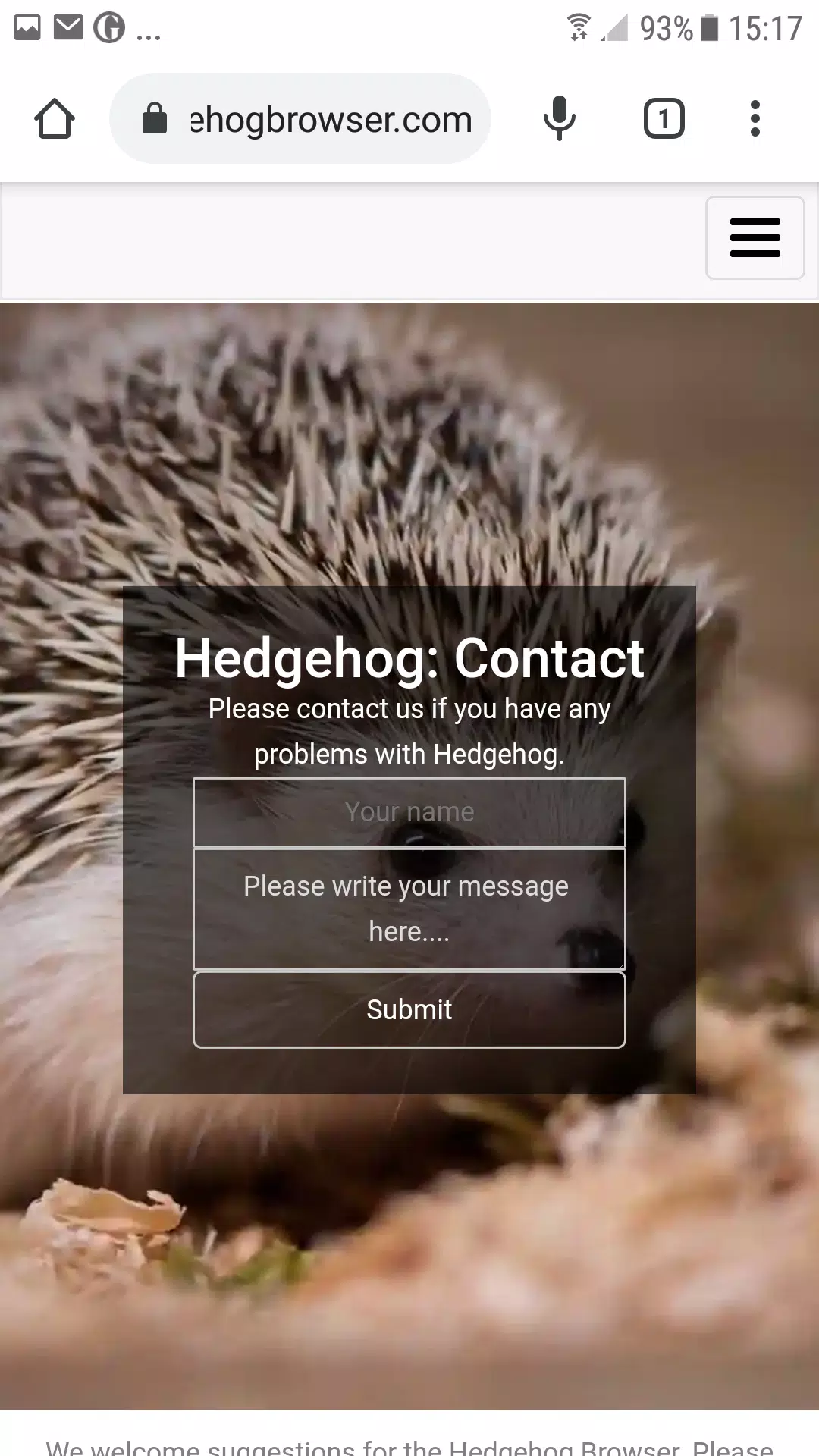 Hedgehog Screenshots