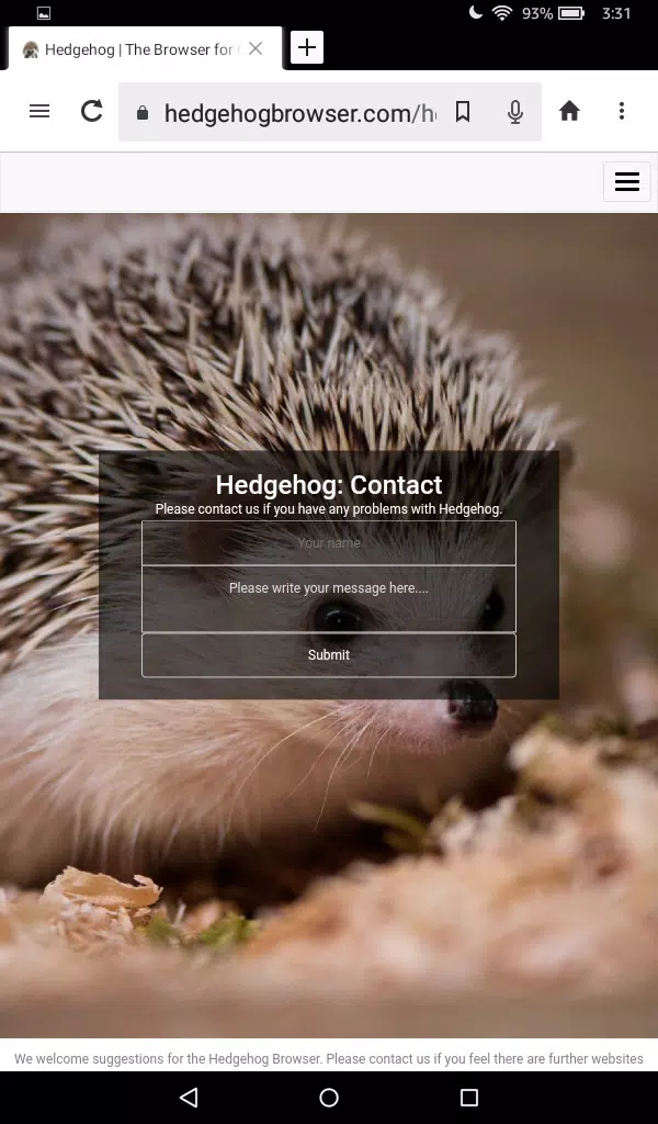 Hedgehog Screenshots