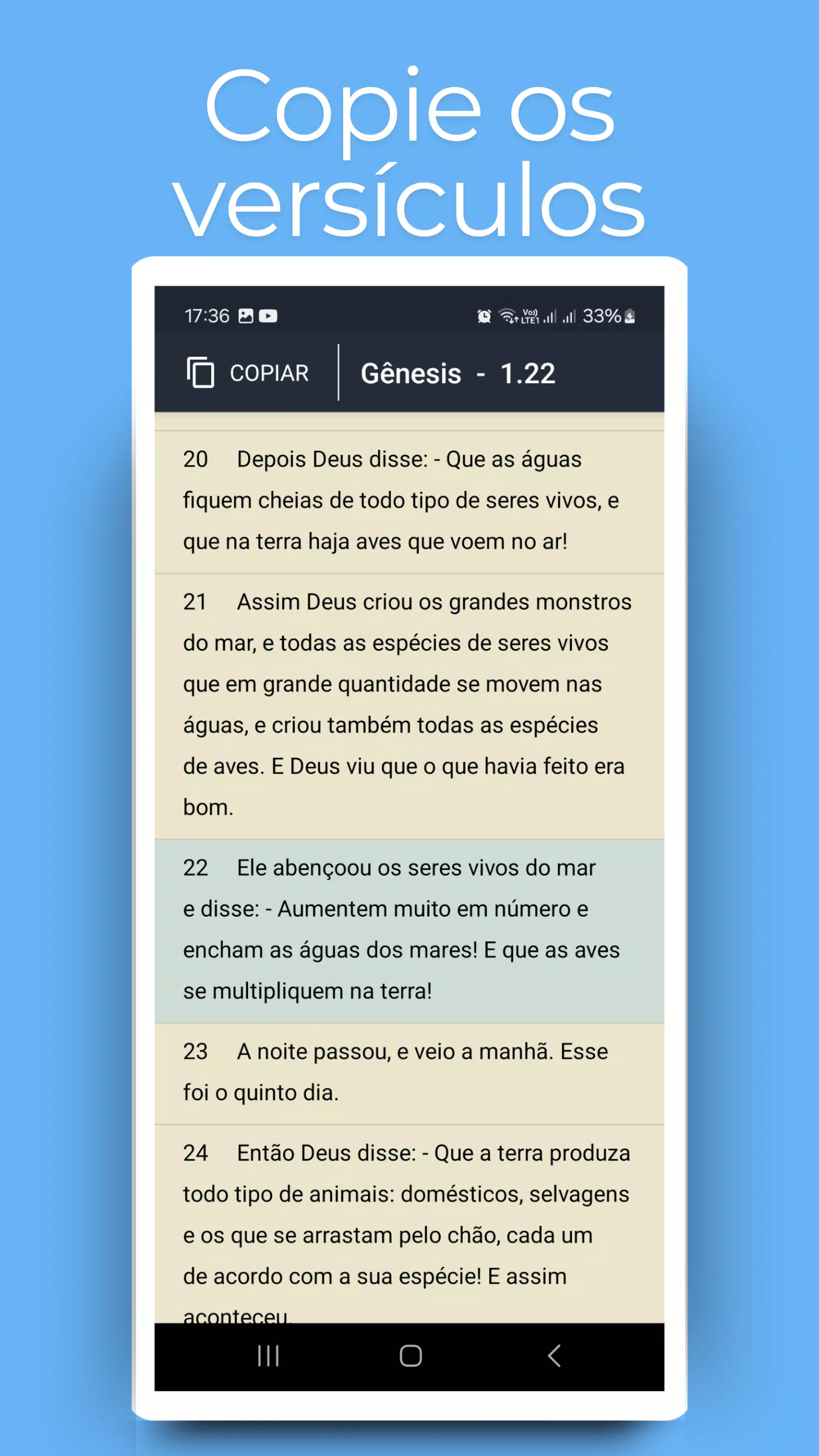 Bíblia em Áudio Screenshots