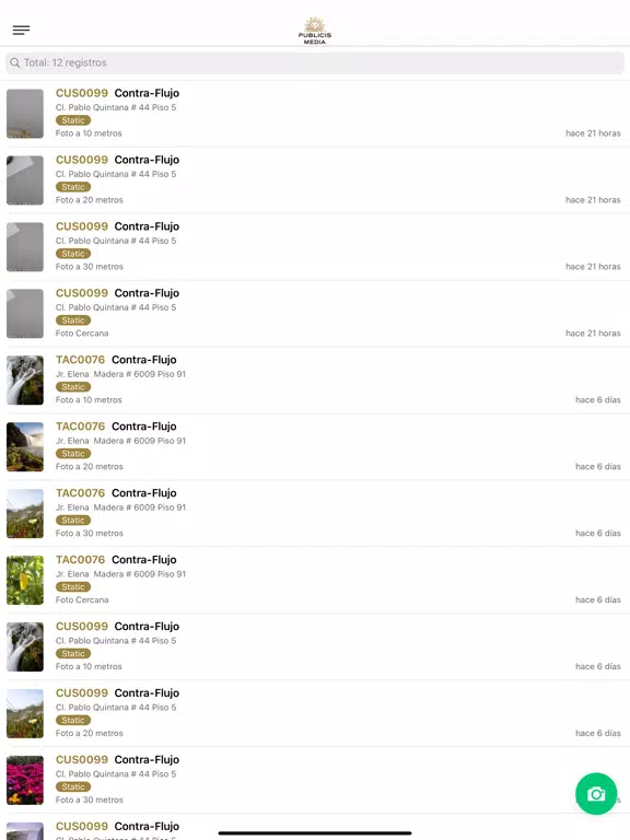 Publicis repOOHrt Perú iPad Screenshots