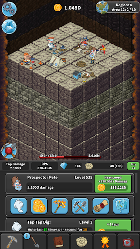 Tap Tap Dig: Idle Clicker Game Screenshots
