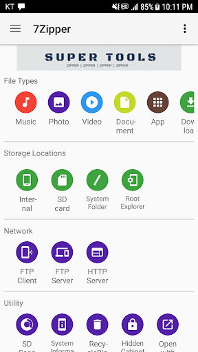 7Zipper - File Explorer (zip, Screenshots