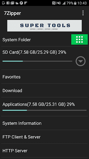 7Zipper - File Explorer (zip, Screenshots