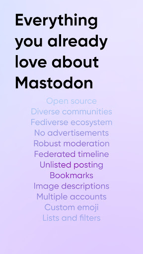 Moshidon for Mastodon Screenshots