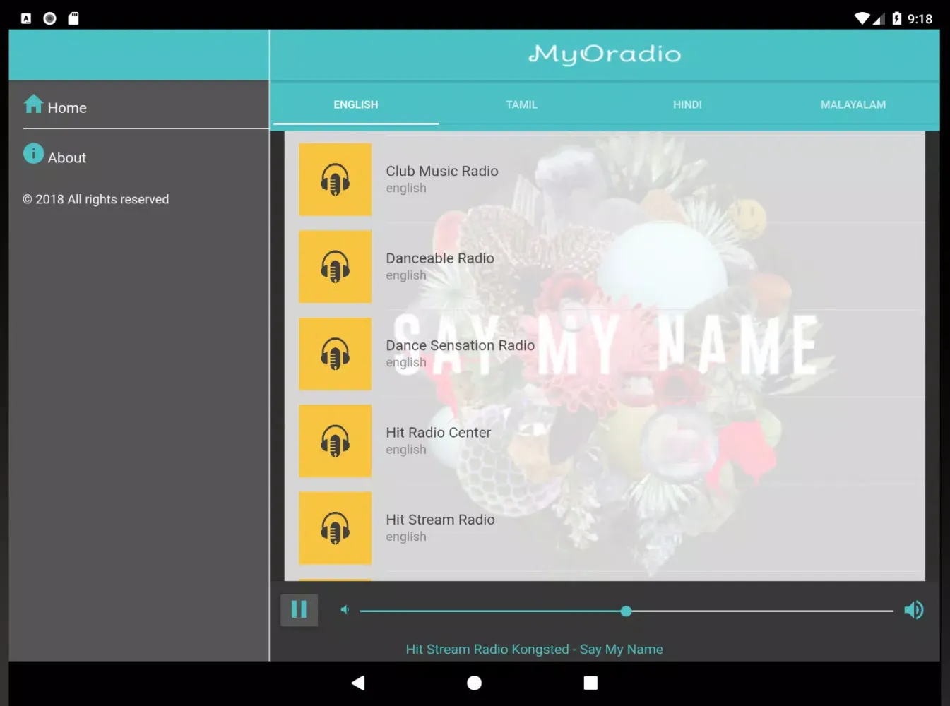MyOradio Screenshots