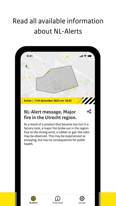 NL-Alert Screenshots