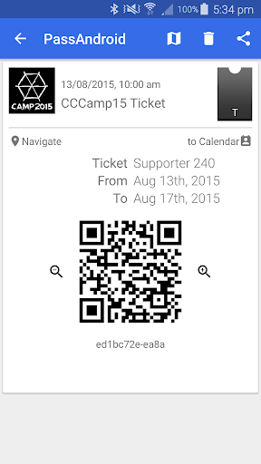 PassAndroid Passbook viewer Screenshots
