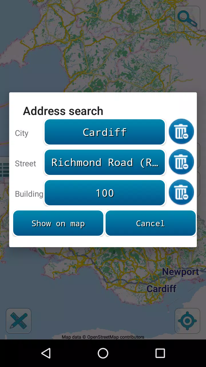 Map of Wales offline Screenshots