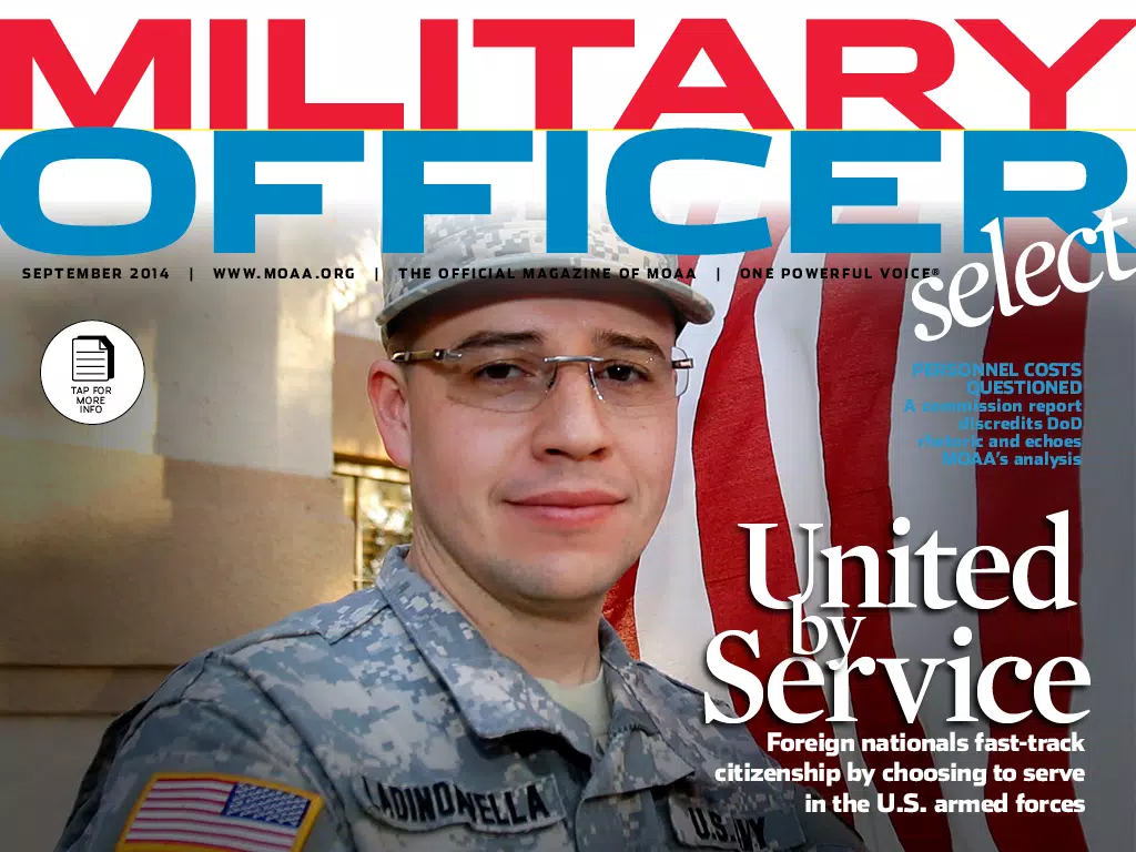 MOAA Publications Screenshots