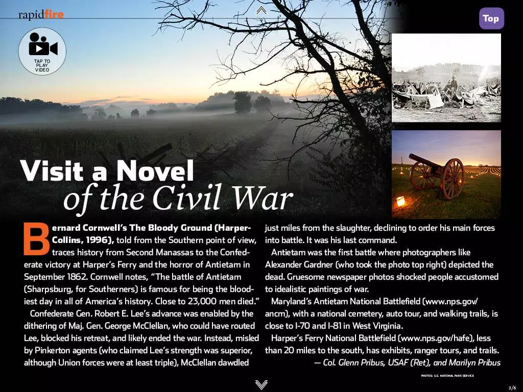 MOAA Publications Screenshots