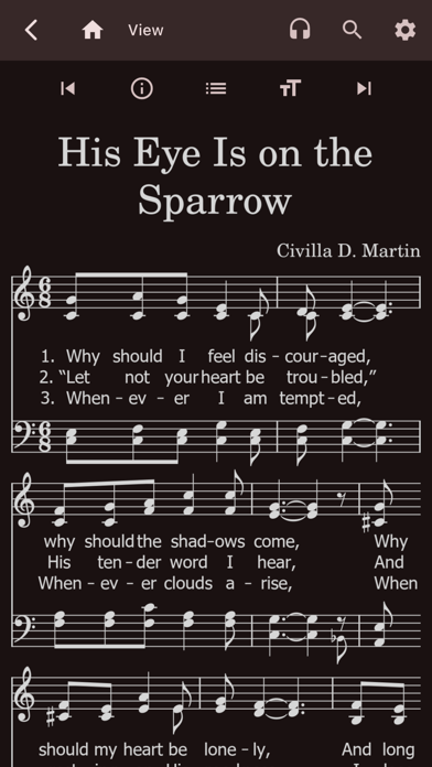 Mobile Hymns Sheet Music Screenshots