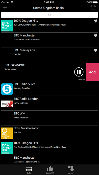 British Radio - UK Radio Screenshots