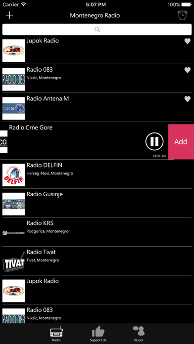 Montenegrin Radio Screenshots