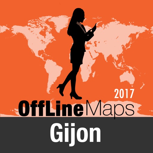 Gijon Offline Map and Travel Trip Guide Gijon Offline Map and Travel Trip Guide