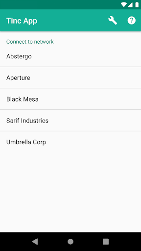 Tinc App Screenshots