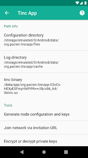 Tinc App Screenshots