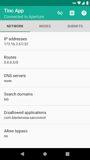 Tinc App Screenshots