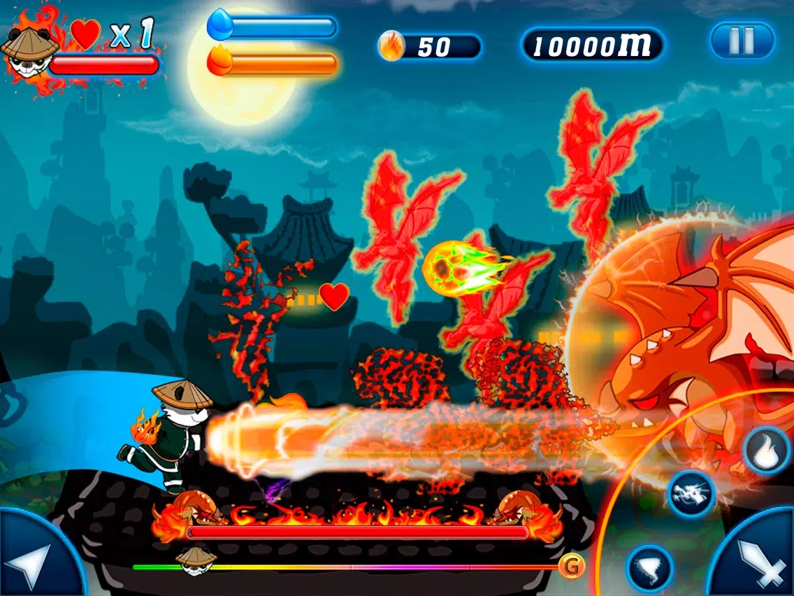 Captures d'écran de Ninja Panda Pro iPad 