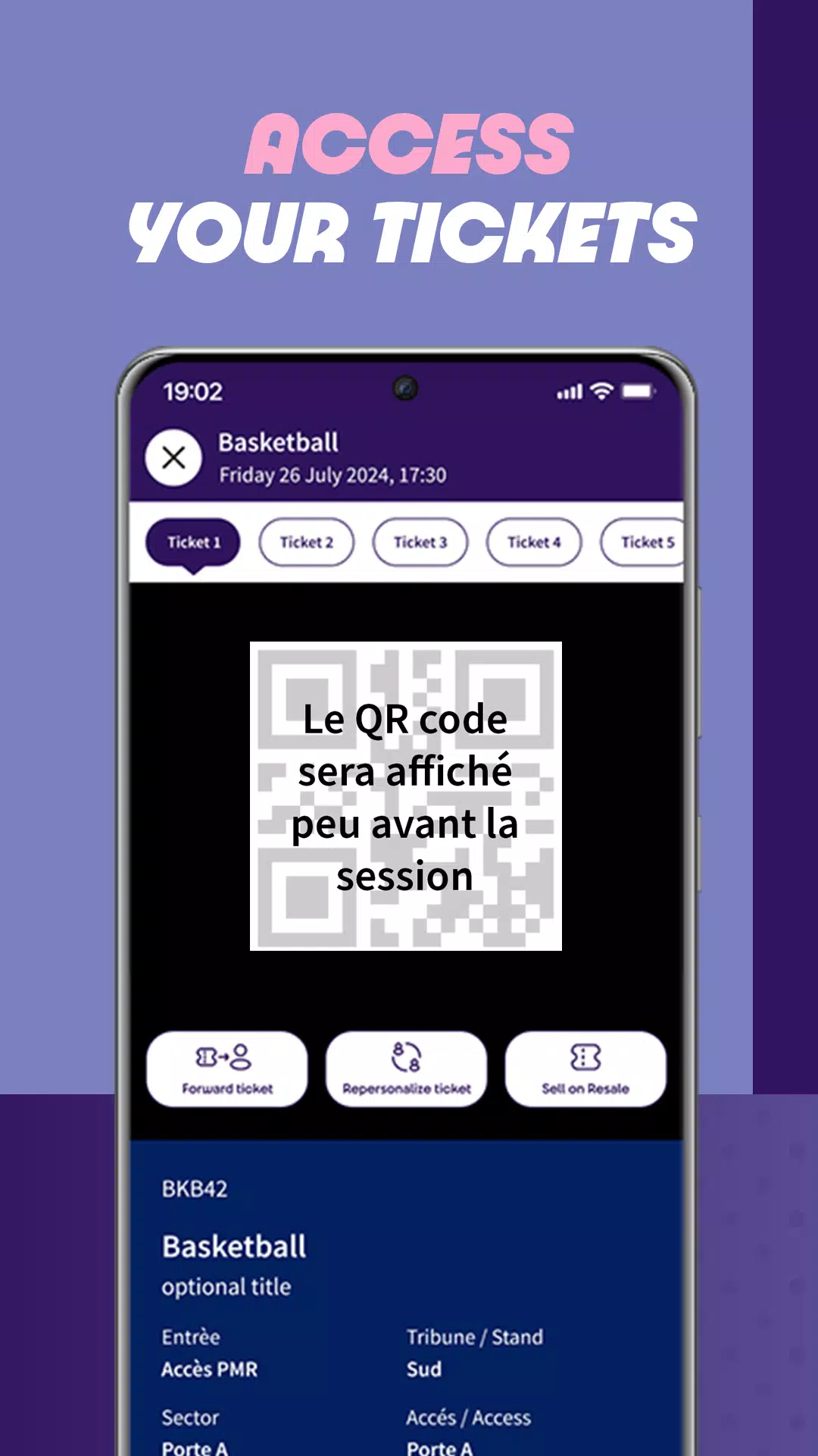 Paris 2024 Tickets Screenshots