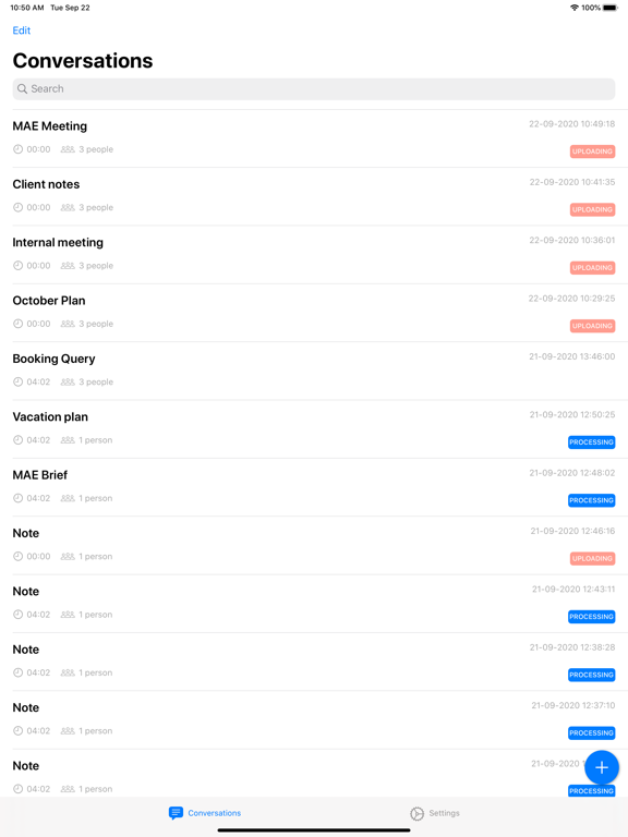 Meadow9 iPad Screenshots