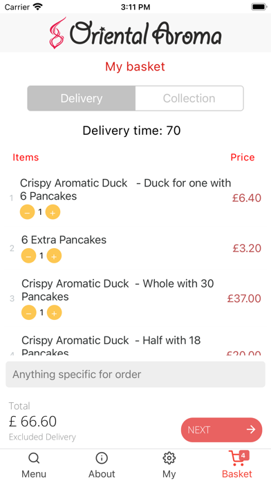 Oriental Aroma Harpenden Screenshots