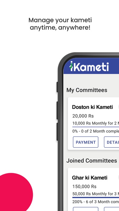 iKameti–Committee Management Screenshots