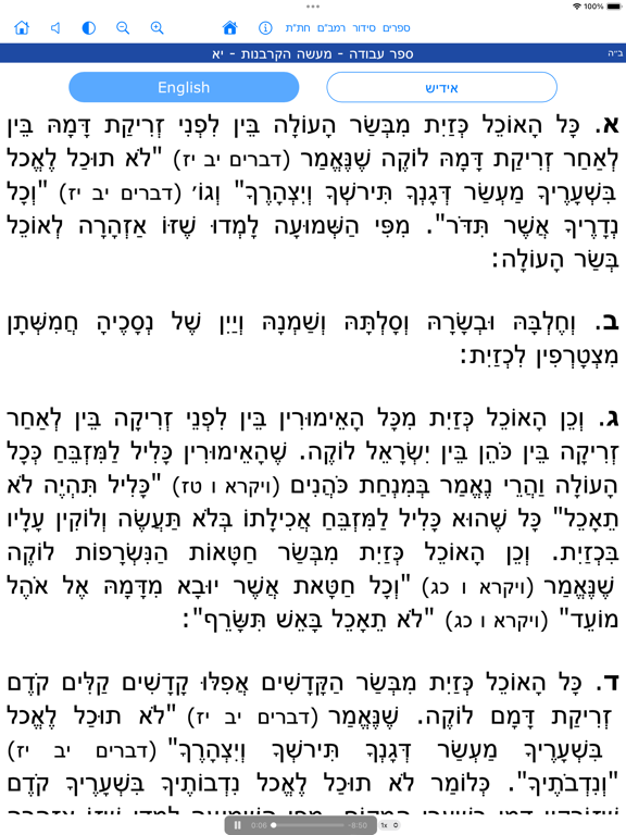 Hamesivta - Siddur with Audio iPad Screenshots