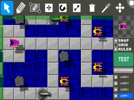 Screenshot di Game Creator 2D iPad 