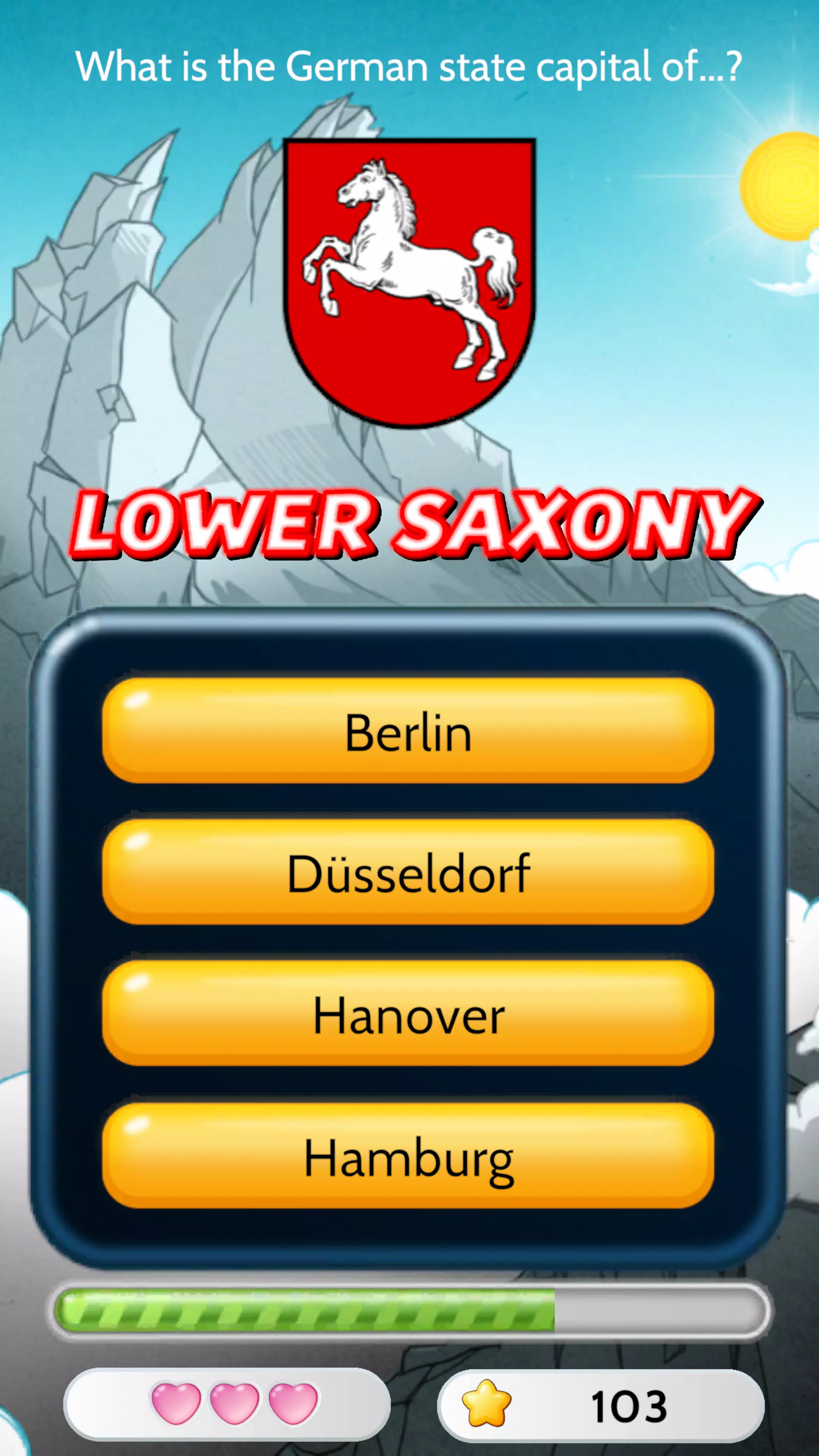 Capitals Quizzer Screenshots