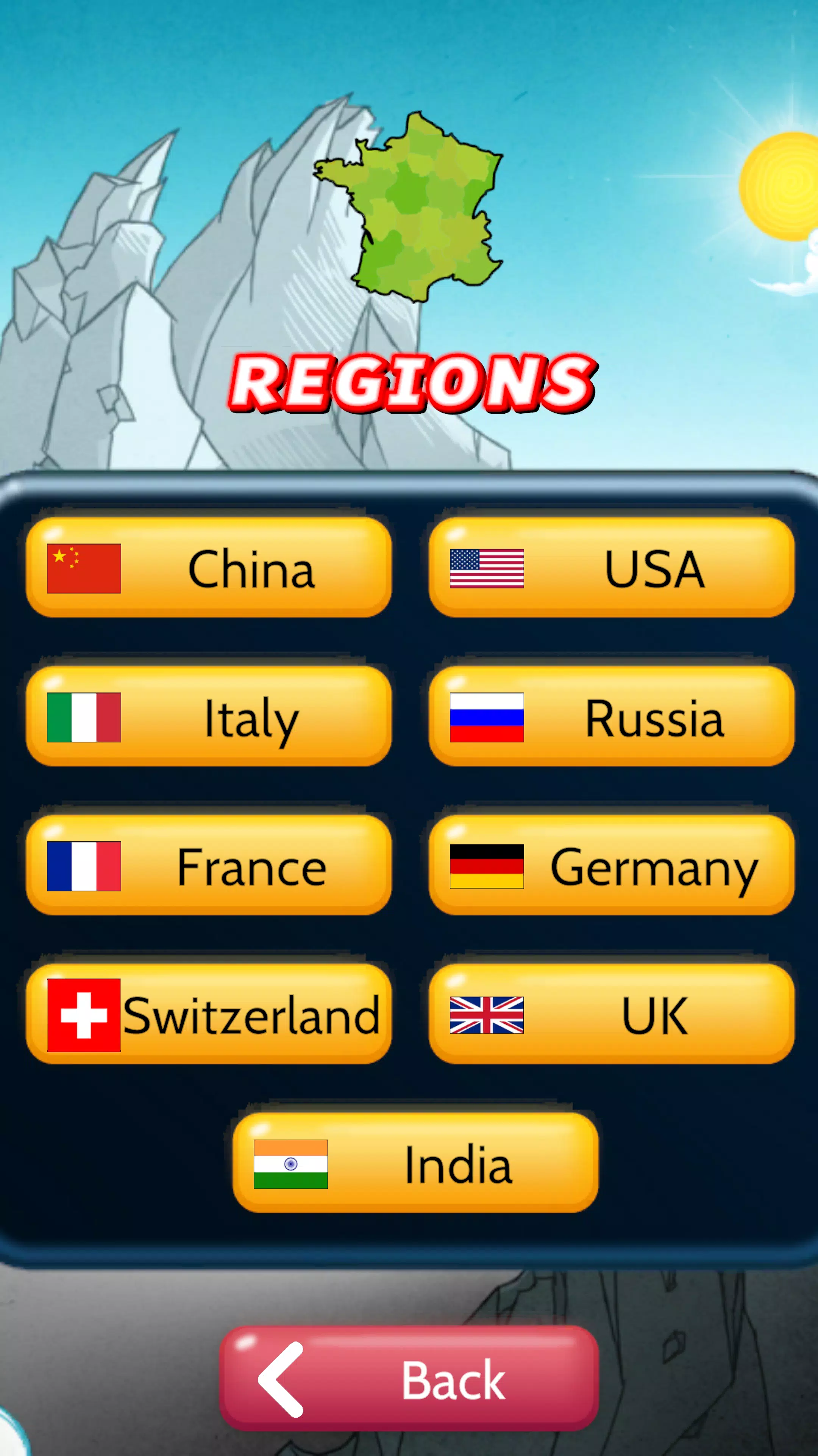 Capitals Quizzer Screenshots